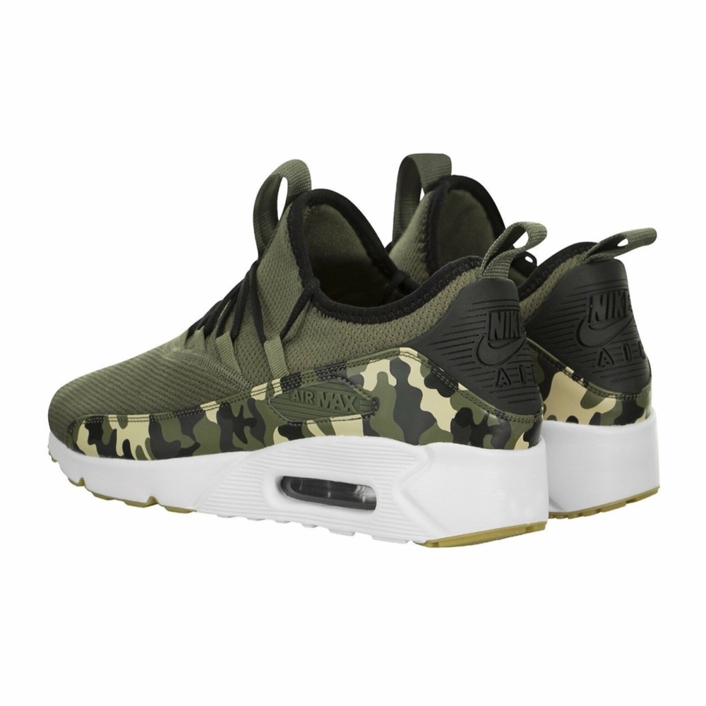 Nike Air Max 90 EZ Camo Mens Olive Size 10 - Picture 3 of 4